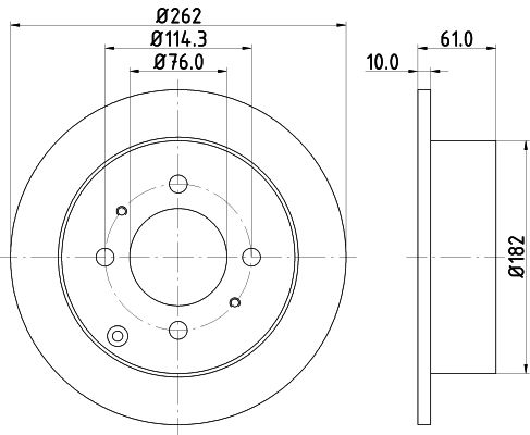 HELLA PAGID Piduriketas 8DD 355 110-941